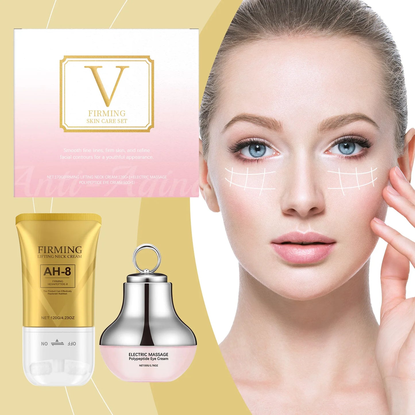 2-in-1 Neck & Eye Lifting Device – Reduce Wrinkles & Fine Lines